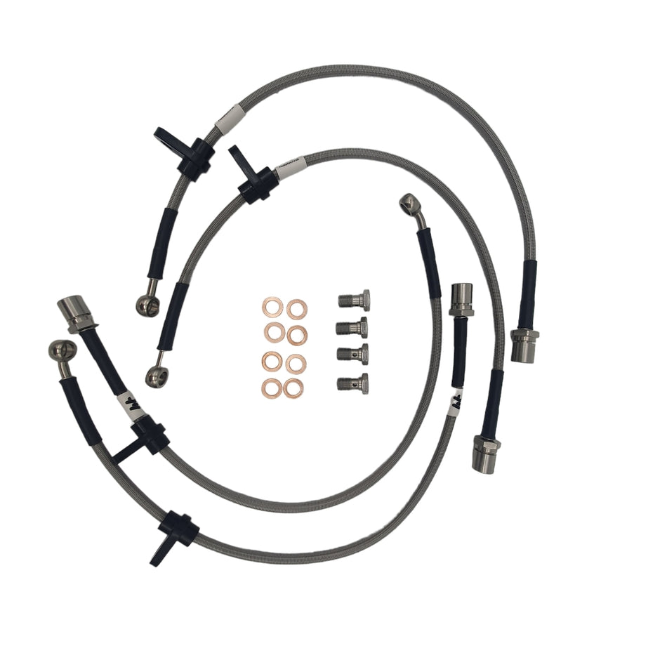 Subaru Impreza WRX/STI (08-13) GR/ GV Hosetechnik Braided Brake Hose Kit
