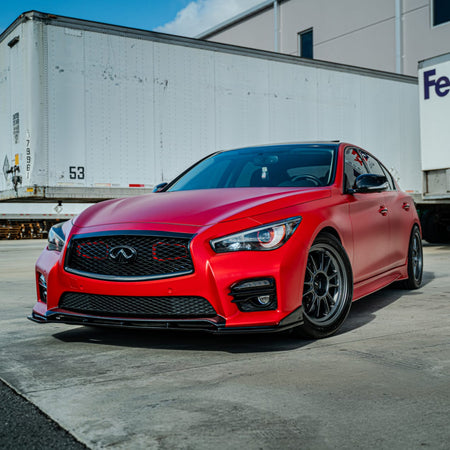 Velossa Tech Dual BIG MOUTH Ram Air Intake Snorkels | Infiniti Q50 Red Sport 2016-2024 — view 5
