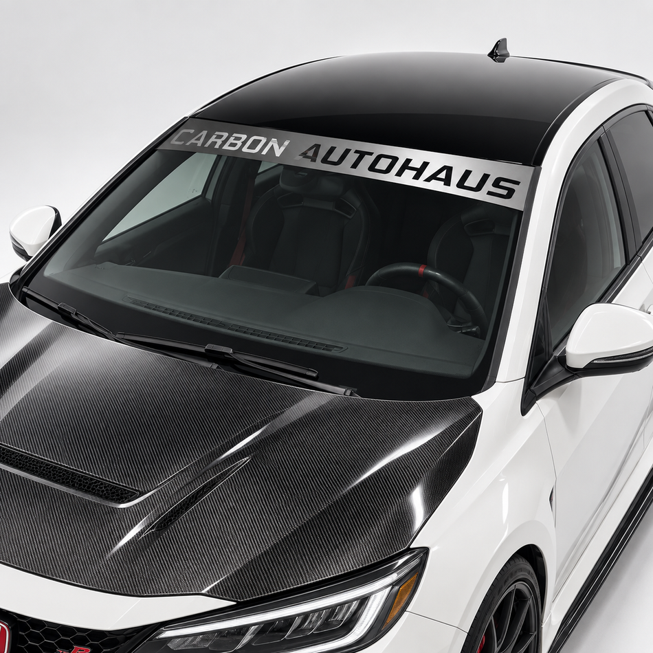 Carbon Autohaus Windshield Banner - Reverse Cut