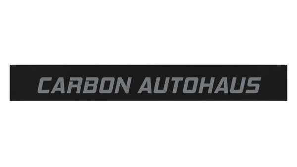 Carbon Autohaus Windshield Banner - Reverse Cut