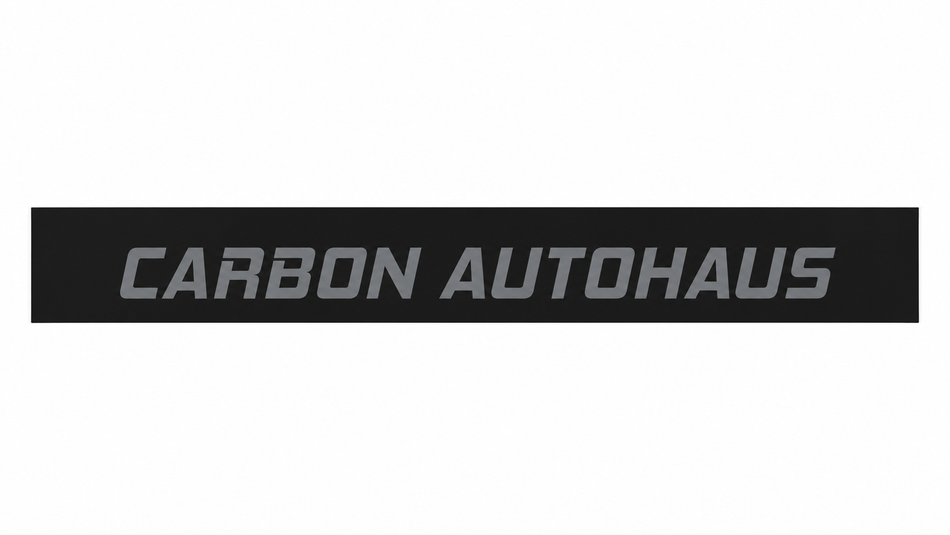 Carbon Autohaus Windshield Banner - Reverse Cut