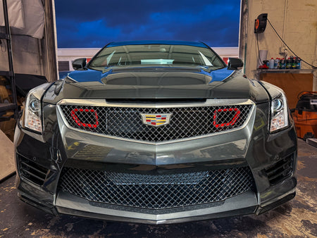 Velossa Tech Dual BIG MOUTH Ram Air Intake Snorkels | Cadillac ATS-V 2016-2019 — view 3