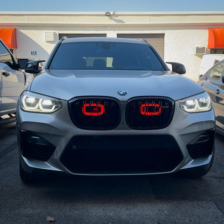 Velossa Tech Dual BIG MOUTH LIT KIT Ram Air Intake Snorkels | BMW X3 M & X3 M Competition (F97) 2020-2021 — view 2