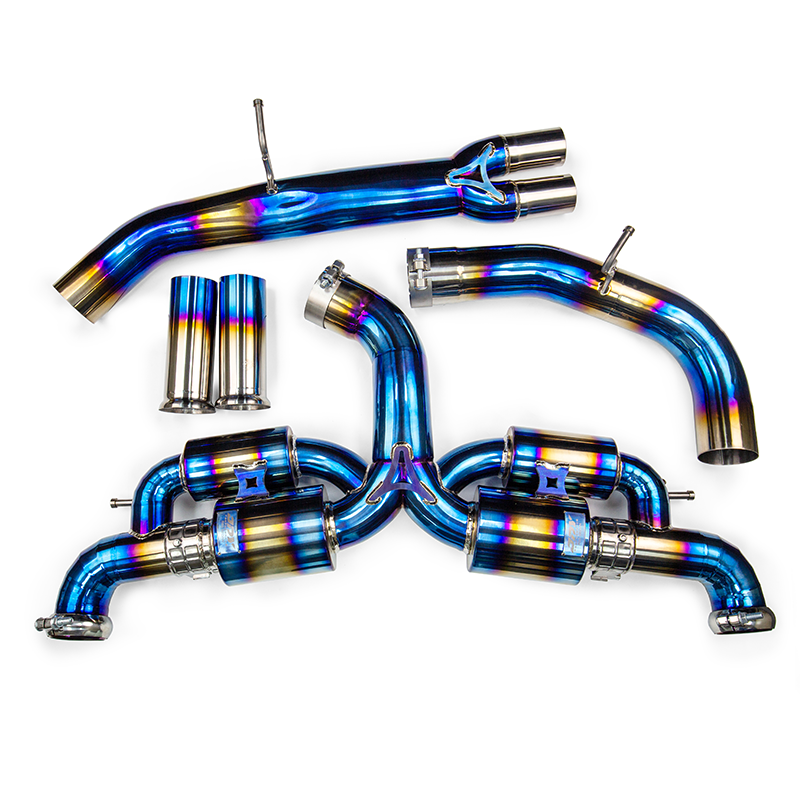 JDY 2.5T RS3 8Y Racing Titanium catback Exhaust