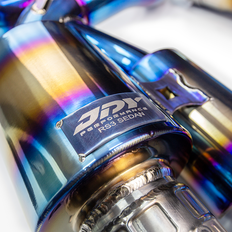 JDY 2.5T RS3 8Y Racing Titanium catback Exhaust