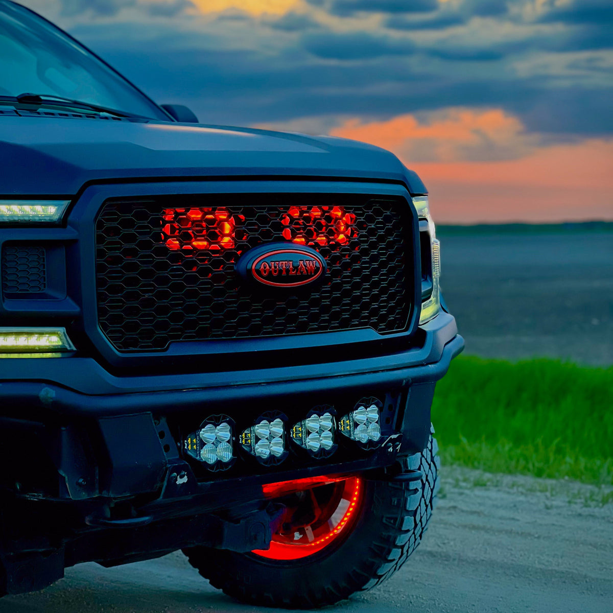 Velossa Tech Dual BIG MOUTH LIT KIT Ram Air Intake Snorkels | Ford F-150 2018-2020 & Ford F-150 Raptor 2021-2022 — view 6