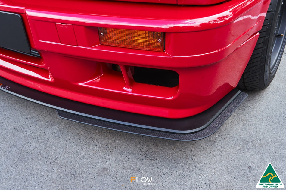 Flow Designs E30 M-Tech 2 Front Lip Splitter Extensions (Pair)