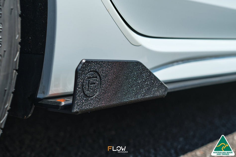 Flow Designs MK8 Golf R Side Skirt Splitter Winglets (Pair)