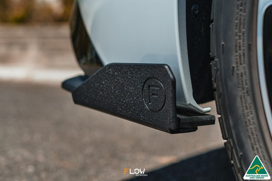 Flow Designs MK8 Golf R Rear Spat Winglets (Pair)