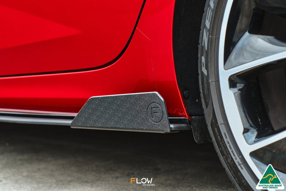 Flow Designs CN7 i30 N Line Sedan 2020 - 2022 Side Skirt Splitter Winglets (Pair)