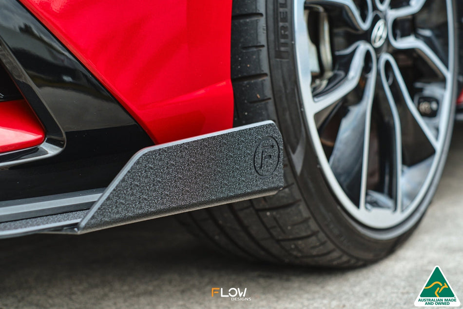 Flow Designs CN7 Elantra N Line Sedan 2020 Front Lip Splitter Winglets (Pair)