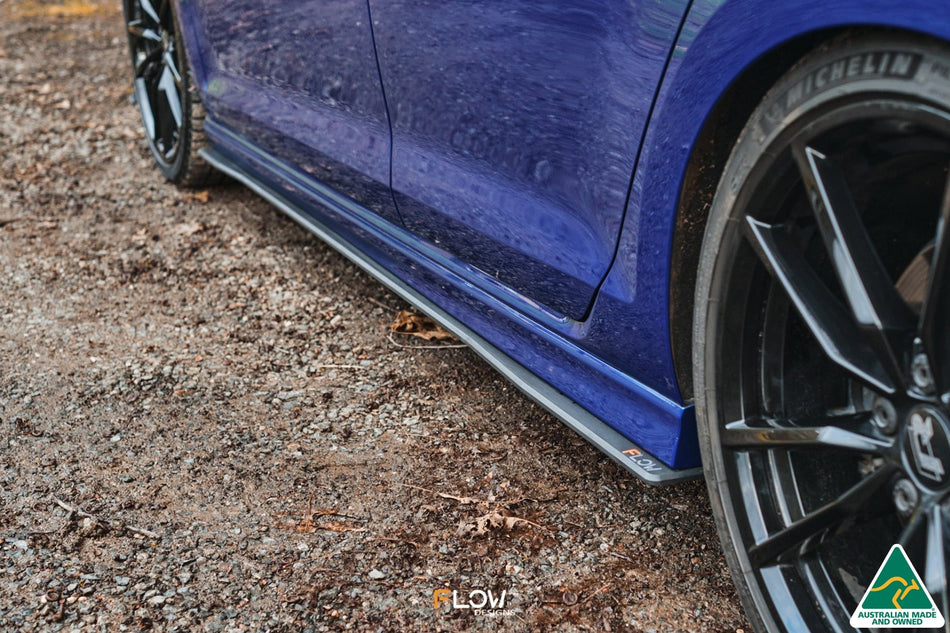 Flow Designs MK7 Golf R Wagon Side Skirt Splitters V3 (Pair)