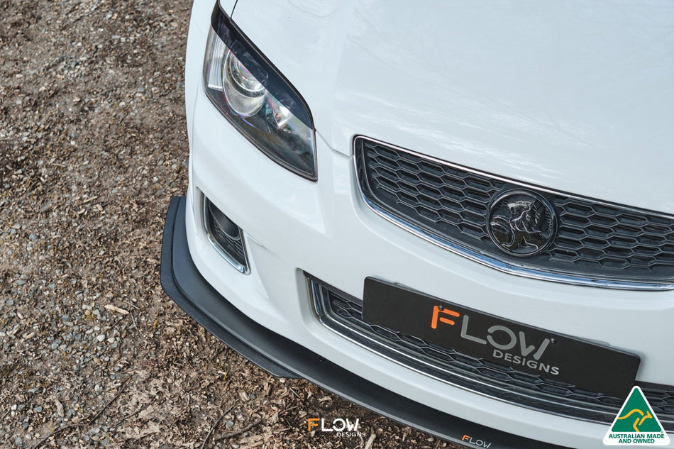 Flow Designs VE Commodore S2 Sedan Front Lip Splitter Extensions (Pair)