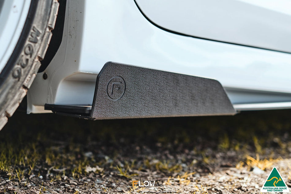 Flow Designs VE Commodore S2 Sedan Side Skirt Splitter Winglets (Pair)