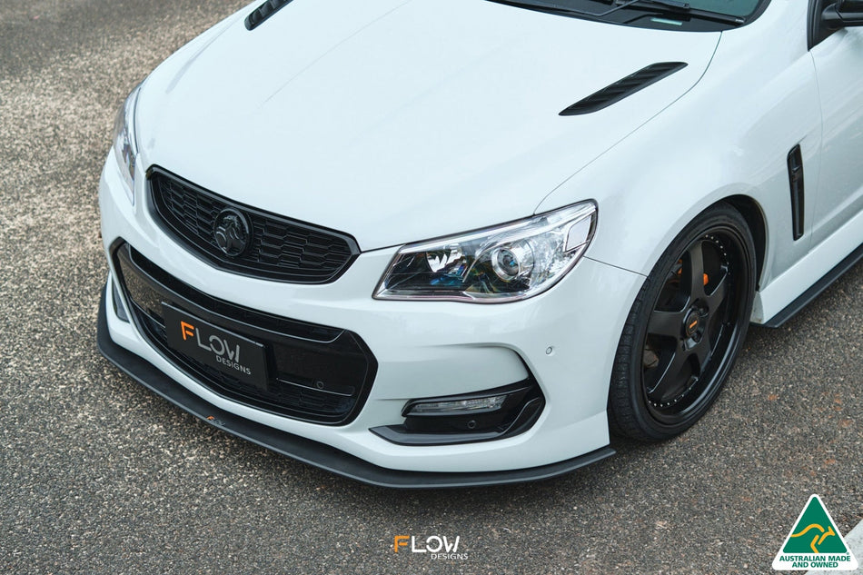 Flow Designs VF Commodore S2 Sedan Front Lip Splitter
