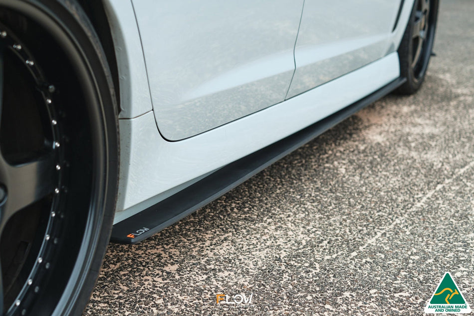 Flow Designs VF Commodore S2 Sedan Side Skirt Splitters (Pair)