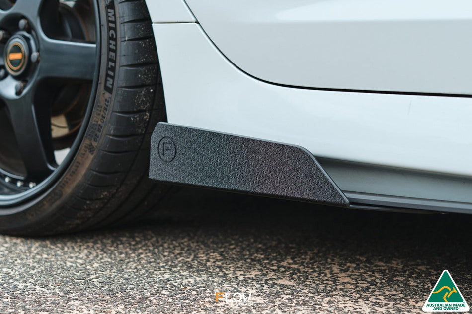 Flow Designs VF Commodore S2 Sedan Side Skirt Splitter Winglets (Pair)