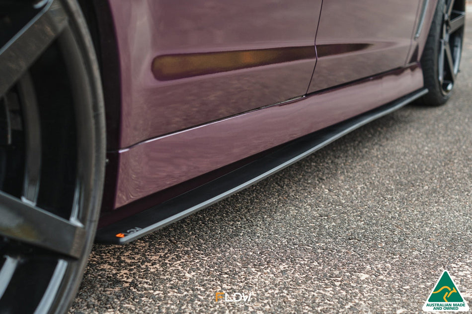 Flow Designs VF Commodore S1 Ute Side Skirt Splitters (Pair)