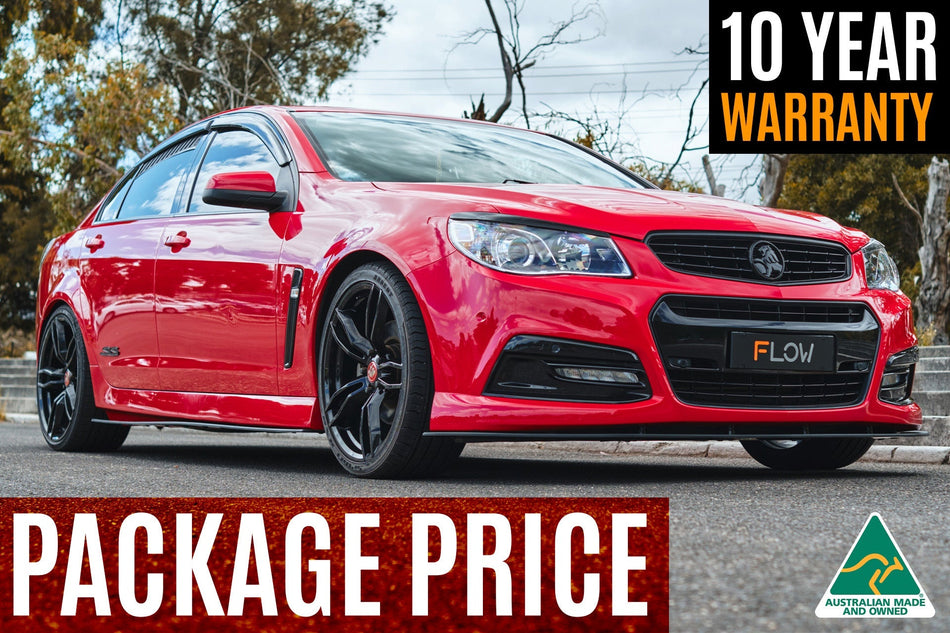 Flow Designs VF Commodore S1 Sedan Full Lip Splitter Set