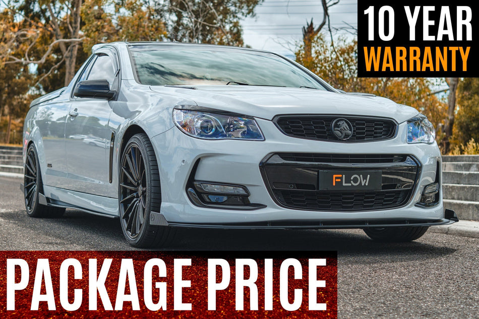 Flow Designs VF Commodore S2 Ute Full Lip Splitter Set