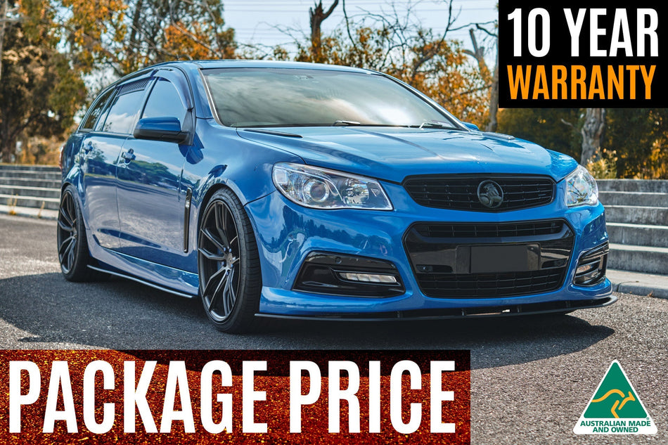 Flow Designs VF Commodore S1 Wagon Full Lip Splitter Set