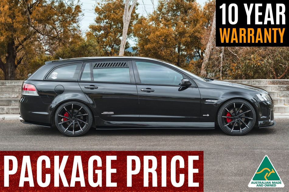 Flow Designs VE Commodore S1 Wagon Full Lip Splitter Set