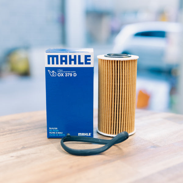 MAHLE OX 379D Replacement Oil Filter - (Golf GTI Mk5, Golf R/GTI Mk6, Audi A3/A4/A6/RS3)
