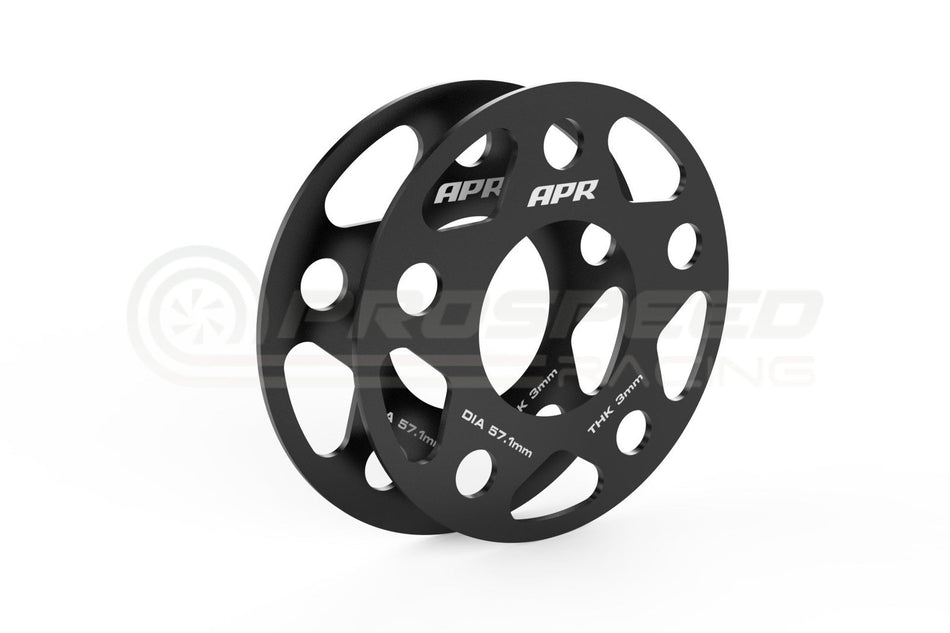 APR Slip On Wheel Spacer Pair 3mm (5x112 PCD/57.1mm CB) Audi/VW