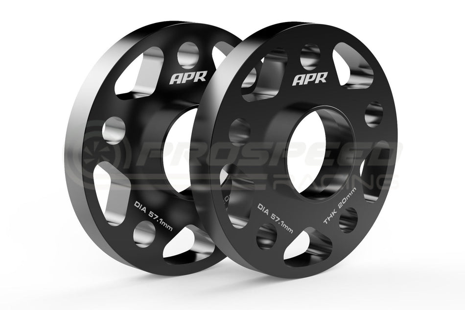 APR Hub Centric Slip On Wheel Spacer Pair 20mm (5x112 PCD/57.1mm CB) Audi/VW (5x112 PCD, 57.1mm CB)