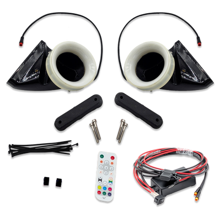 Velossa Tech Dual BIG MOUTH LIT KIT Ram Air Intake Snorkels | MINI Cooper S (F54/F55/F56/JCW GP) 2014-2024