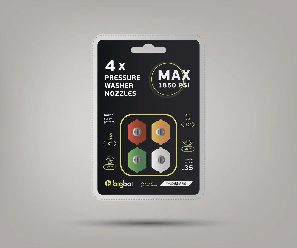 Bigboi WashR Extra PSI Nozzle Kit (4 Pack)