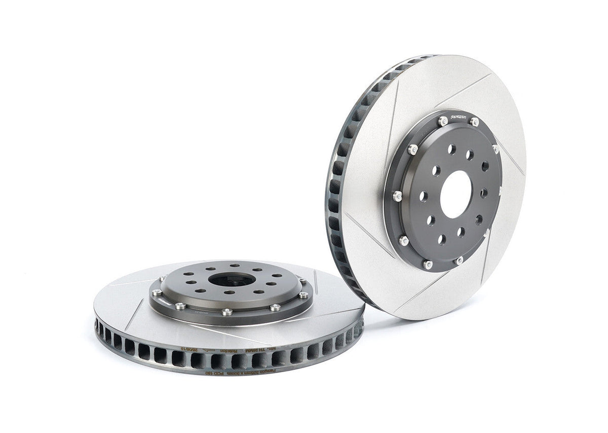 Subaru Machine Rotor Paragon 2-piece Rotors Front Pair 326mm x 30mm Subaru WRX STI 4-pot ca ...