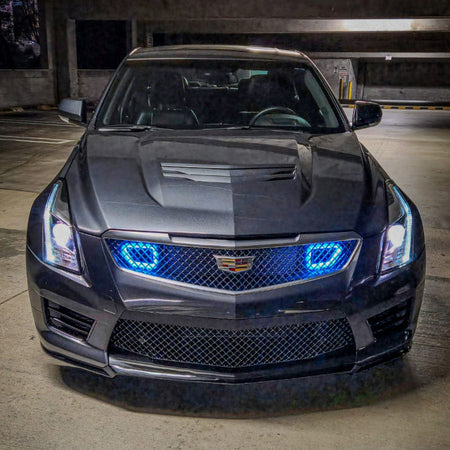 Velossa Tech Dual BIG MOUTH LIT KIT Ram Air Intake Snorkels | Cadillac ATS-V 2016-2019 — view 3