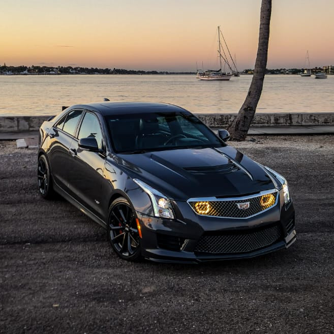 Velossa Tech Dual BIG MOUTH LIT KIT Ram Air Intake Snorkels | Cadillac ATS-V 2016-2019 — view 2