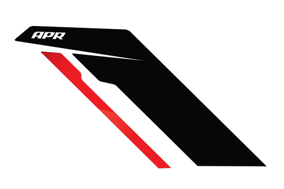 APR Sideburn Sticker Kit Black/Red Universal