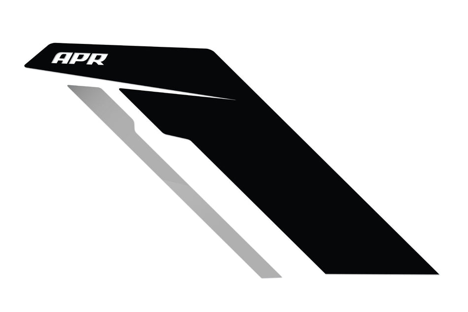 APR Sideburn Sticker Kit Black/Silver Universal
