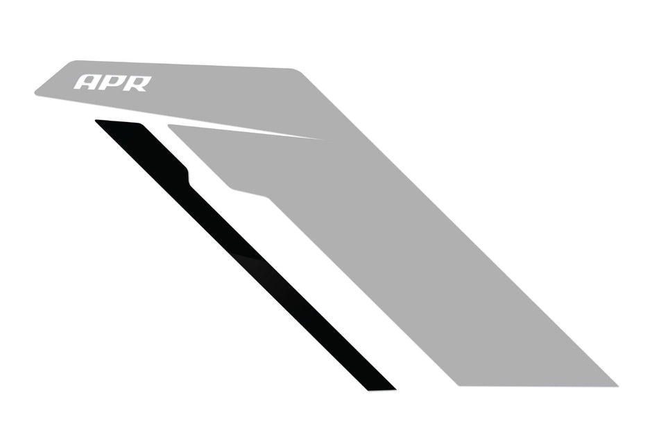 APR Sideburn Sticker Kit Silver/Black Universal