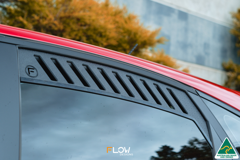 Flow Designs Cerato GT Hatch Facelift Rear Window Vents (Pair)