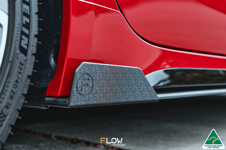 Flow Designs Cerato GT Facelift Side Skirt Splitter Winglets (Pair)