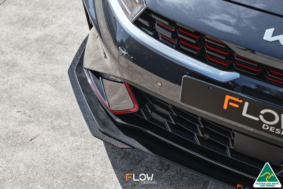 Flow Designs Cerato GT FL Front Lip Splitter Extensions (Pair)