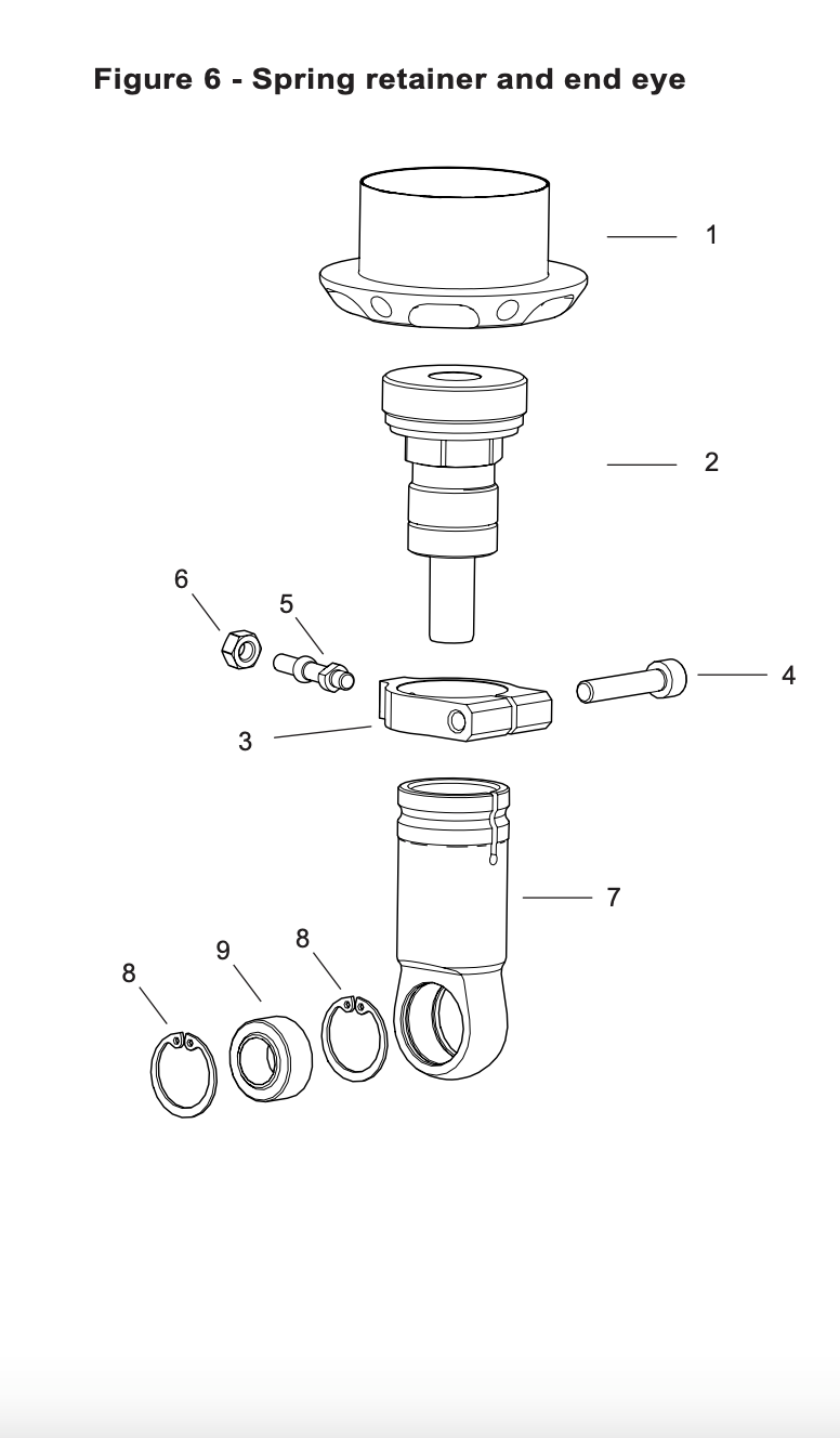 Ohlins Spring Retainer 50.8mm (2") - McLaren 720S