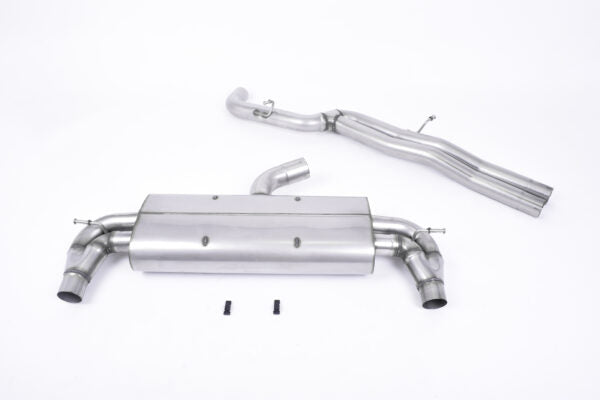 MILLTEK SPORT | Non-Valved, Non-Resonated Catback W/ Cerakote Black Oval Tips | RS3 PFL Sportback