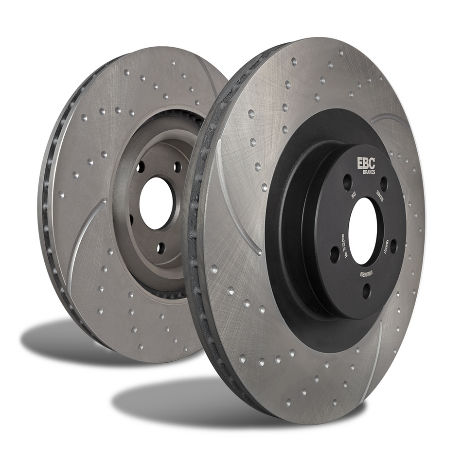 EBC Rear GD Series Slotted Brake Rotors - Volvo V40 / Volvo C30 (GD1307)