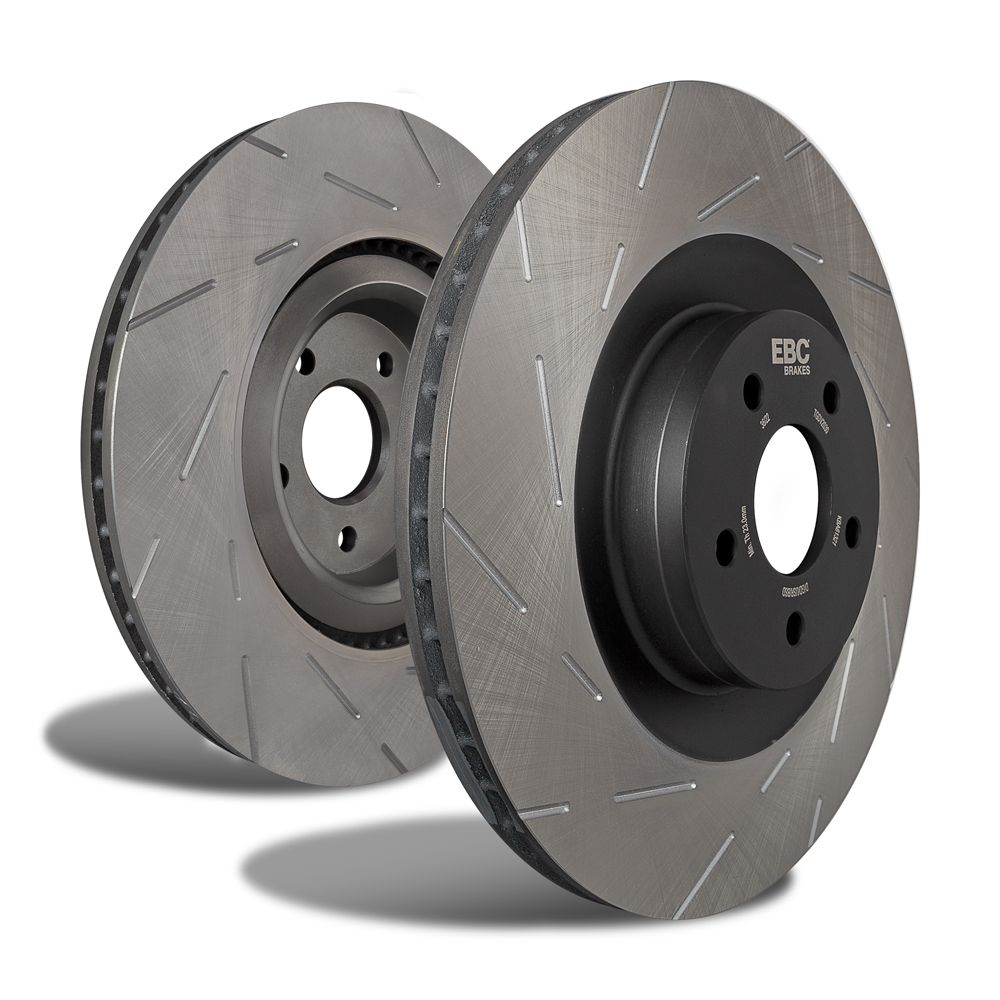 EBC Front USR Series Slotted Brake Rotors - Volvo V70 / Volvo S80 (USR1549)