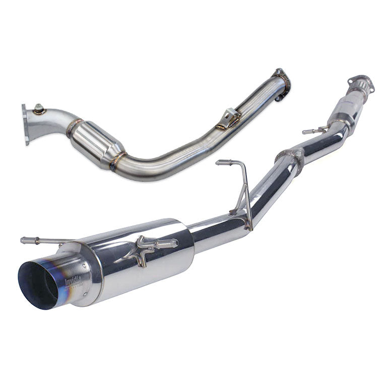 Invidia N1 Turbo Back Exhaust Resonated Subaru WRX/STI GD 01-07