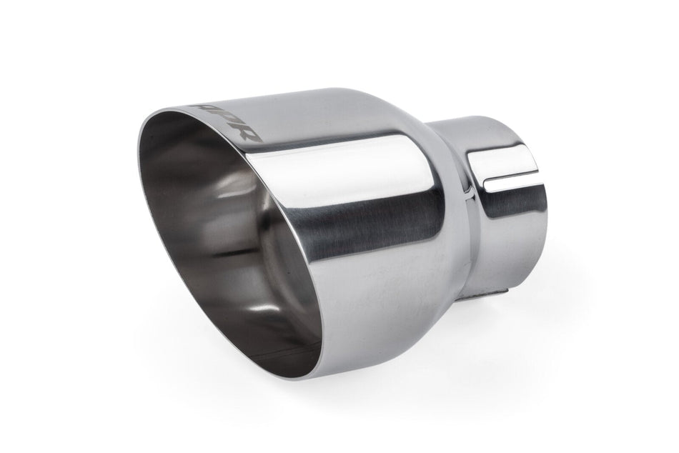 APR Single-Walled 4" Slash-Cut Tips Polished Silver Audi S3/S6/S7/VW Golf GTi/R/Porsche 718 Boxster/Cayman
