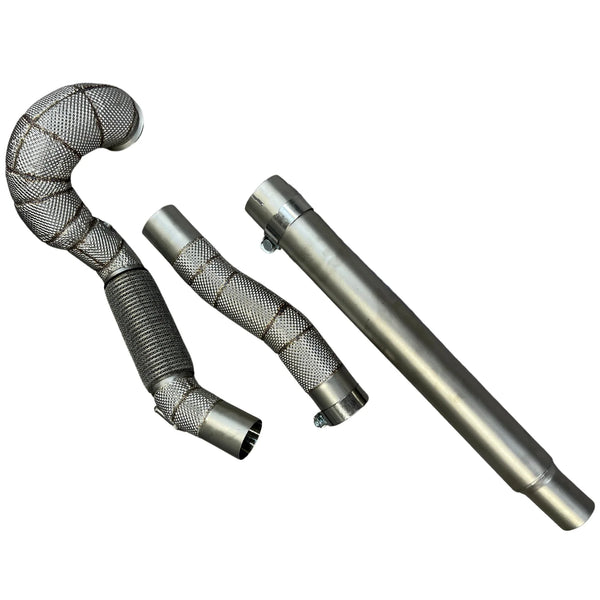 PRS Race-Flow 4" Catted Downpipe - VW MK7 & 7.5 Golf R