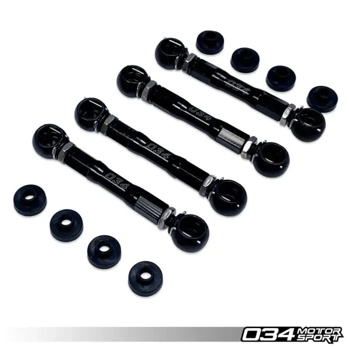 034Motorsport Audi C7 A6/S6/A7 (Adaptive Air Suspension) - Adjustable Lowering Link Kit - 034-401-Z067