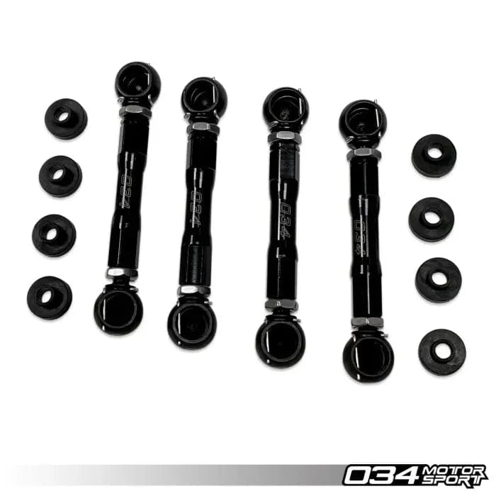 034Motorsport Audi C7 A6/S6/A7 (Adaptive Air Suspension) - Adjustable Lowering Link Kit - 034-401-Z067