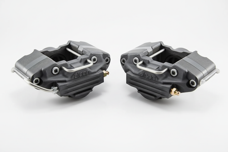 Alcon caliper pair white background